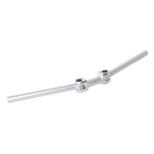 Ergotec AHS Superlight Lenker, 25.4, GW600, GL218, GH0, AL6061, verstellbar, silber sand, 85225001 (25.40 mm) (85225001)