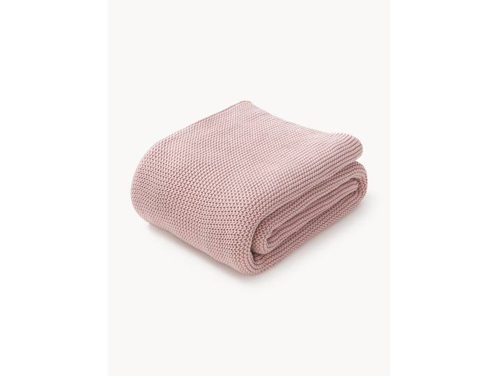 Plaid en tricot en coton bio Adalyn