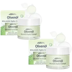 Olivenöl Kollagen Hydro-Cremegel Doppelpackung 2X50 ml Creme