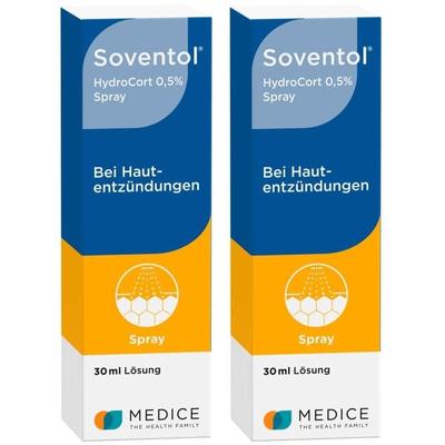Soventol Hydrocort 0,5% Spray 2x 2x30 ml