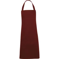 Stalgast GmbH Nino Cucino Latzschürze, bordeaux, Länge 96 cm