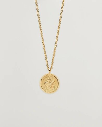 Tom Wood Coin Pendant Necklace Gold