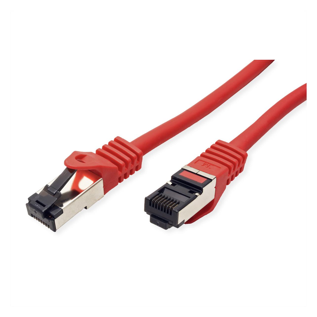 Value Patchkabel Kat.8 S/FTP, rot, 3m LSOH, Litzenkabel, (PiMF- (PiMF, S/FTP, CAT8.1, 3 m) (21.99.1813)