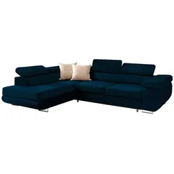 ECKSOFA Wilson 4 Sitzplätze Blau