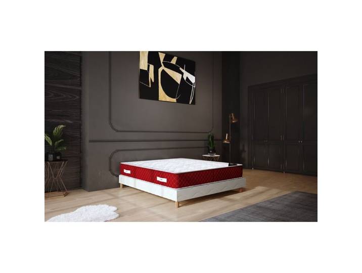 Ensemble Rosso Sommier + Matelas 140x190 cm – Hauteur 25 cm