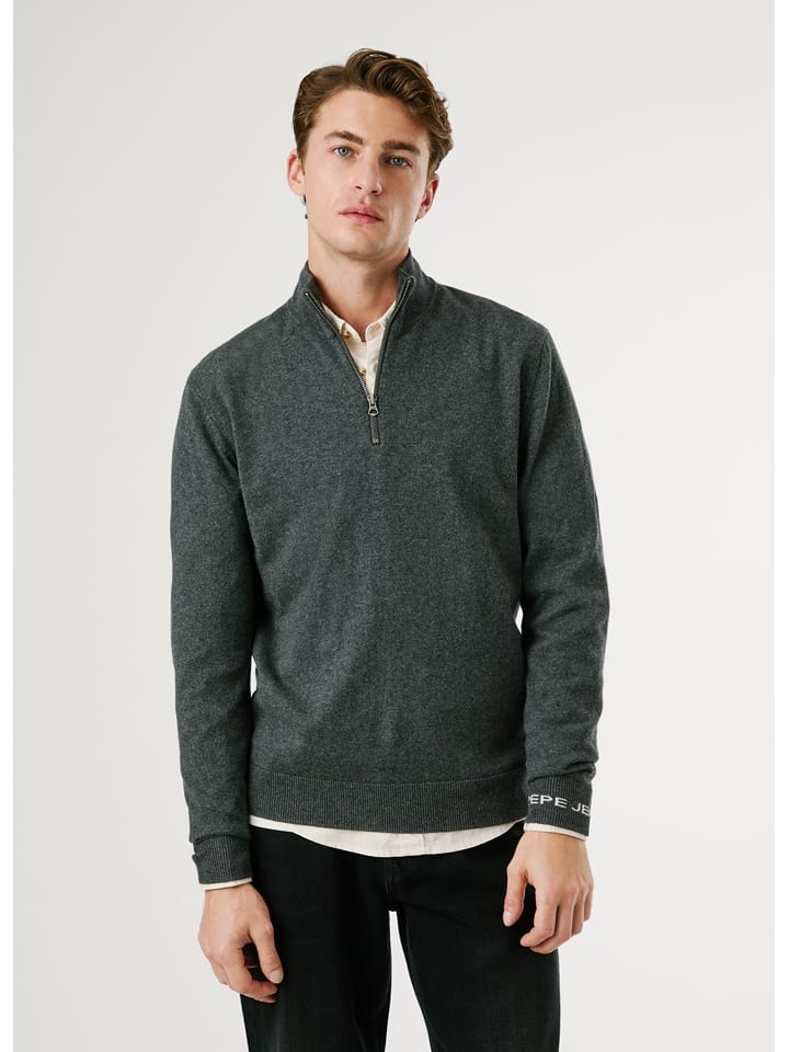 Pepe Jeans Pullover "Andre" in Dunkelgrau - XXL