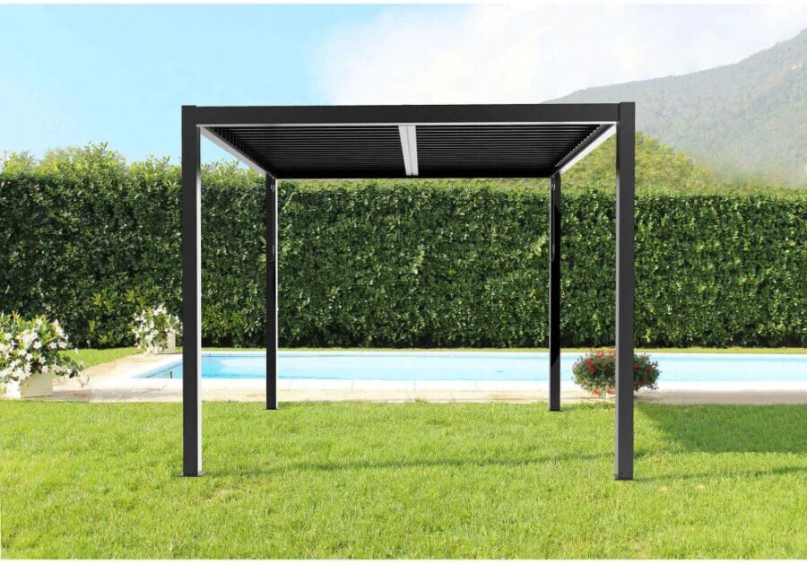 Elica Garden PERGOLA BIOCLIMATICA 3X4MT GRIGIO SCURO