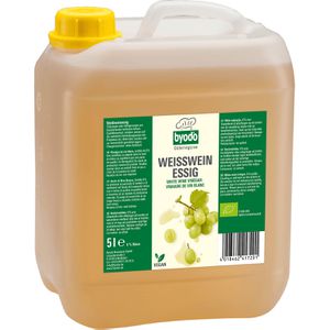 Byodo Tafelessig aus Weißwein, 6% Säure, BIO, im Kanister, 5 Liter