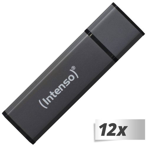 12x1 Intenso Alu Line 8GB USB Stick 2.0 anthrazit