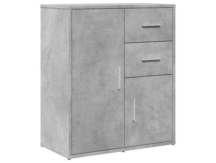 KGFHERENB Sideboard Betongrau 60x31x70 cm Kommode Holzwerkstoff Kompakter Beistellschrank in Betongrau für Wohnzimmer und Flur, bietet vielseitige Ablagefläche auf 60x31x70 cm.