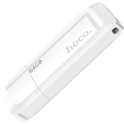Hoco Memory cards pendrive USB A UD11 64GB USB3.0 (64 GB, USB-A), USB Stick, Weiss