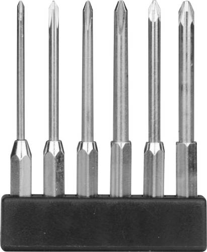 Donau Elektronik MBS71 Bit-Set 6teilig Kreuzschlitz Phillips, Kreuzschlitz Pozidriv