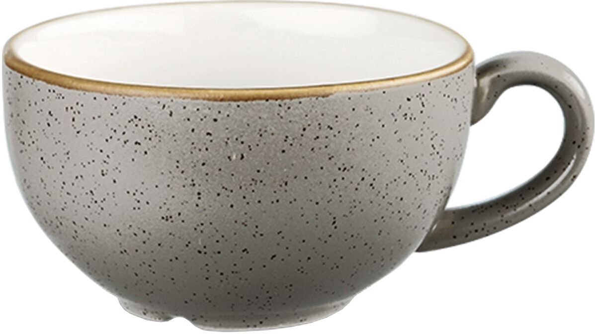Churchill Tazza Cappuccino 34 Cl Stonecast Peppercorn Grey