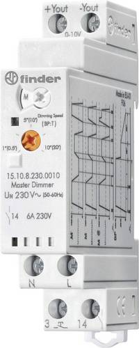 Finder Dimmer für Hutschiene 1 St. 15.10.8.230.0010 Betriebsspannung:230 V/AC