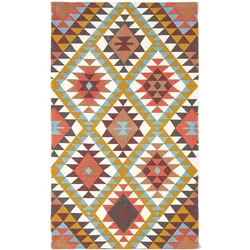 BAUMWOLLTEPPICH Oslo geometrisch 90/150 cm
