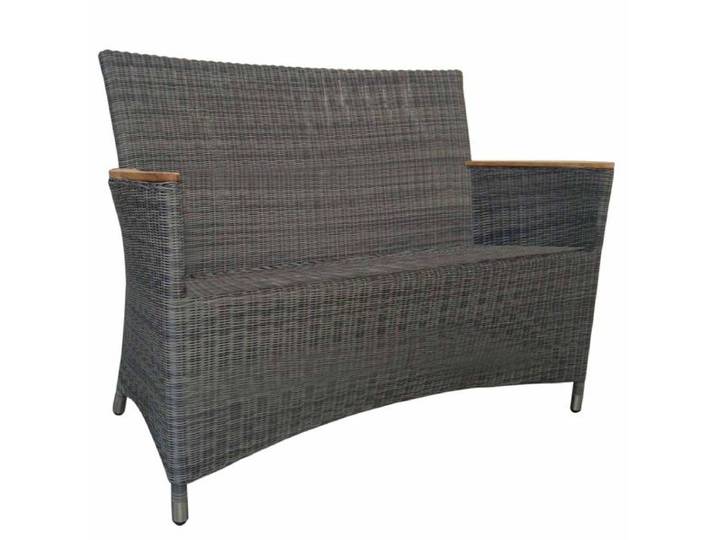 Zebra Status Gartenbank 120cm Geflecht