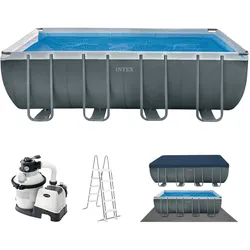 Intex Frame Pool  549 x 274 x 132 cm Komplettset | Rechteckpool mit Zubehör
