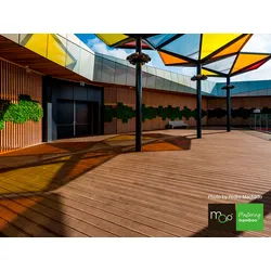 MOSO® Bambus Terrassendielen, 20x155 mm, Bamboo X-treme®, grob/glatt, geölt mit Woca