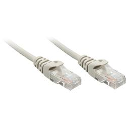 LINDY 48361 RJ45 Patchkabel CAT 5e U/UTP 0.50 m Grau mit Knickschutztülle 1 St.