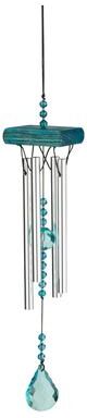 Regal Art & Gifts Regal Art & Gift 16 Inch Crystal Chime - Blue