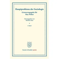 Hauptprobleme der Soziologie., Fachbücher