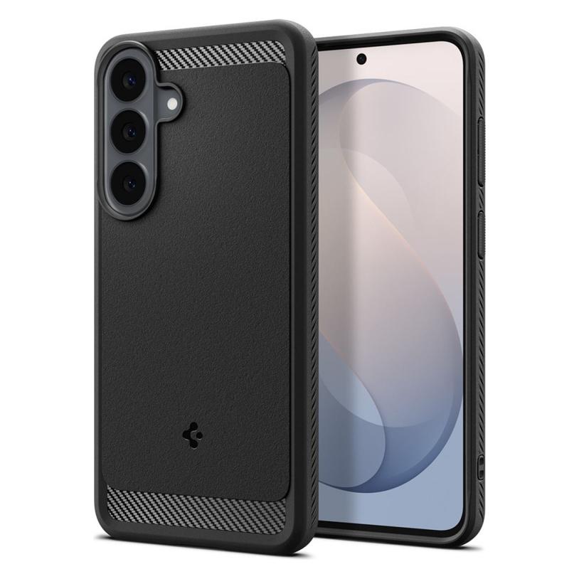 Spigen - Rugged Armor (ACS11639) - Samsung Galaxy S26 FE - Schwarz (Samsung Galaxy S26 FE) (ACS11639)