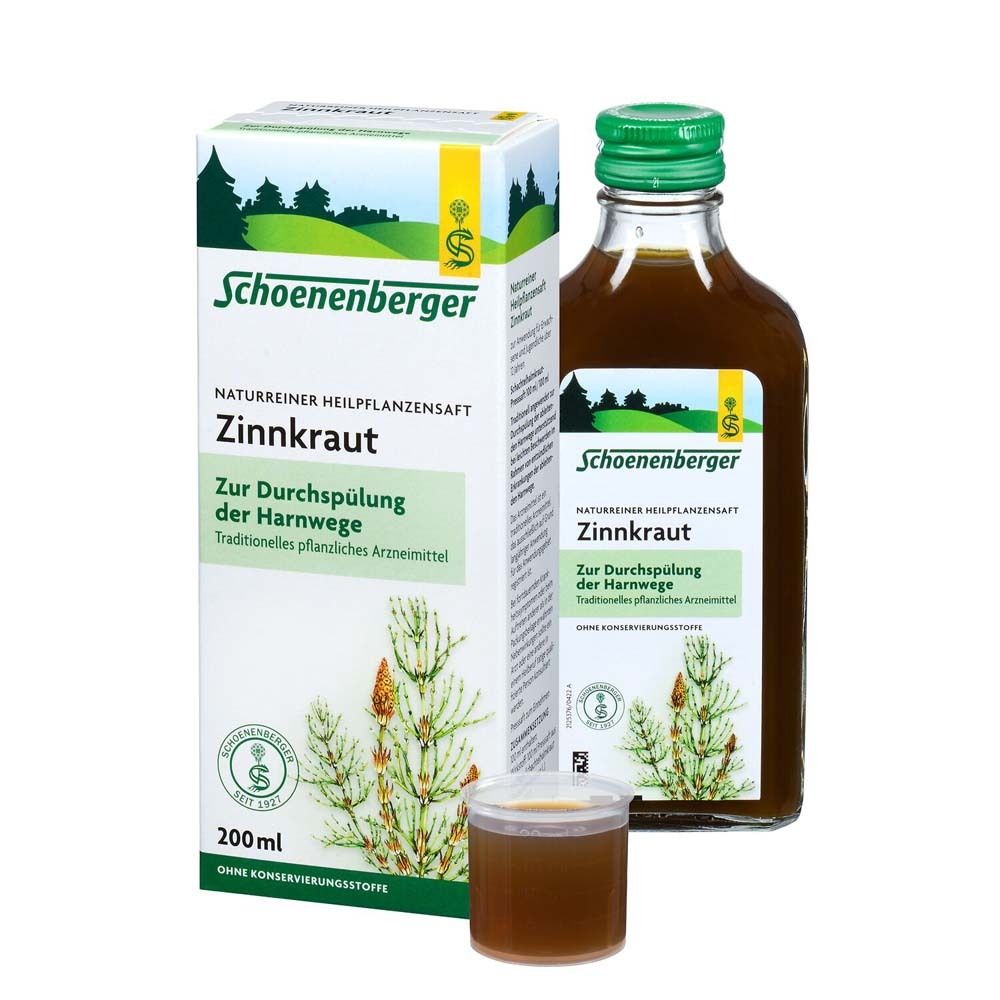 Zinnkraut Saft Schoenenberger 200 ml