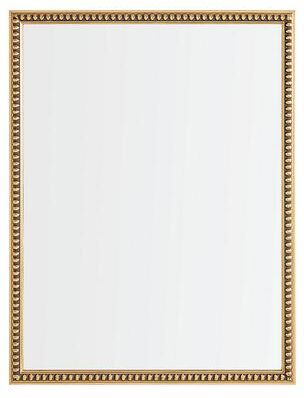 "Beaded Frame Mirror - Gold, 62"" x 42"" - Ballard Designs"