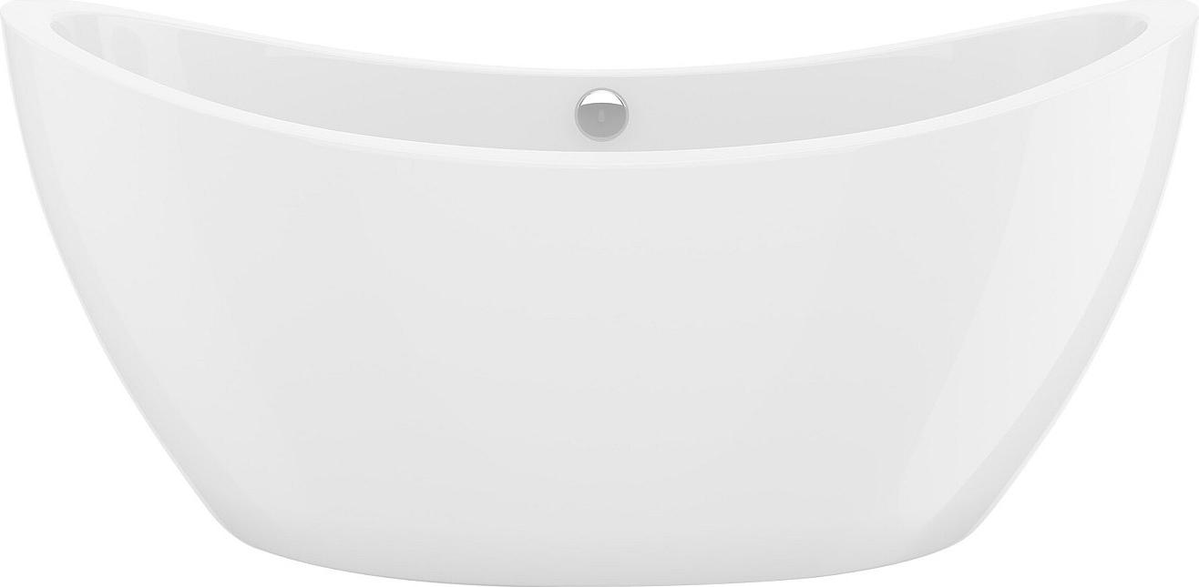 Freistehende Design-Badewanne 170 x 83 x 77 cm Weiß 225 L ALDA