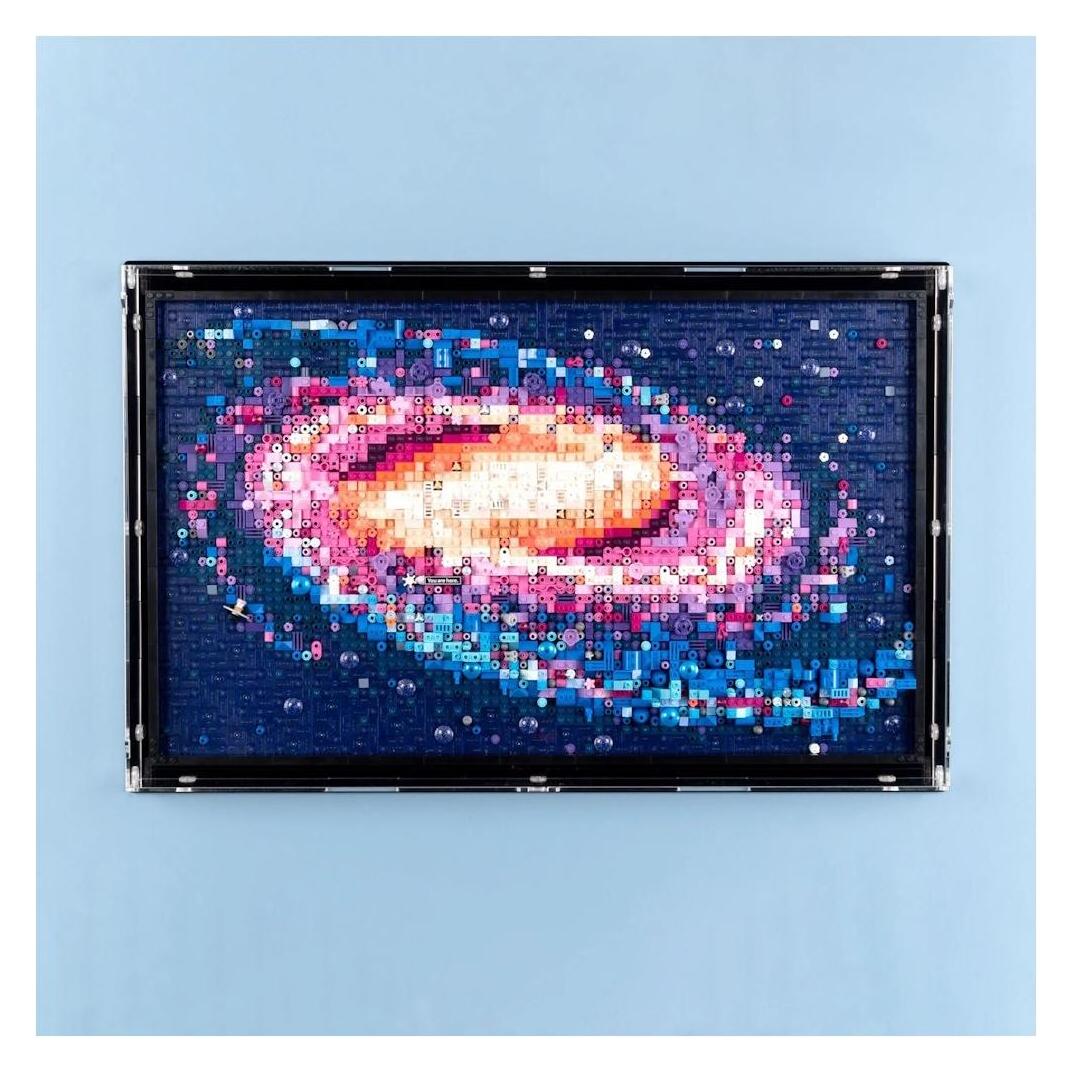 iDisplayit Acryl-Wand-Display für LEGO 31212 Die Milchstrassen-Galaxie (120120)