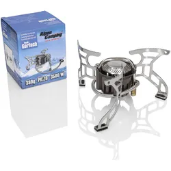 Alpen Camping Gerlach Peak Gaskocher 3,5 kW Piezozündung für 7/16" Gewinde