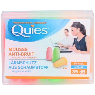 Quies Lärmschutz aus Schaumstoff Neon 12 Stk St