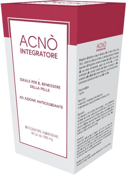 ELIFAB Srl ACNO'30 Cpr - Integratore per la Cura dell'Acne, 30 Compresse
