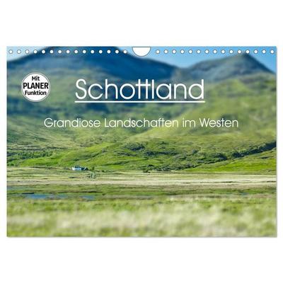 Schottland - grandiose Landschaften im Westen (Wandkalender 2027 DIN A4 quer), CALVENDO Monatskalender