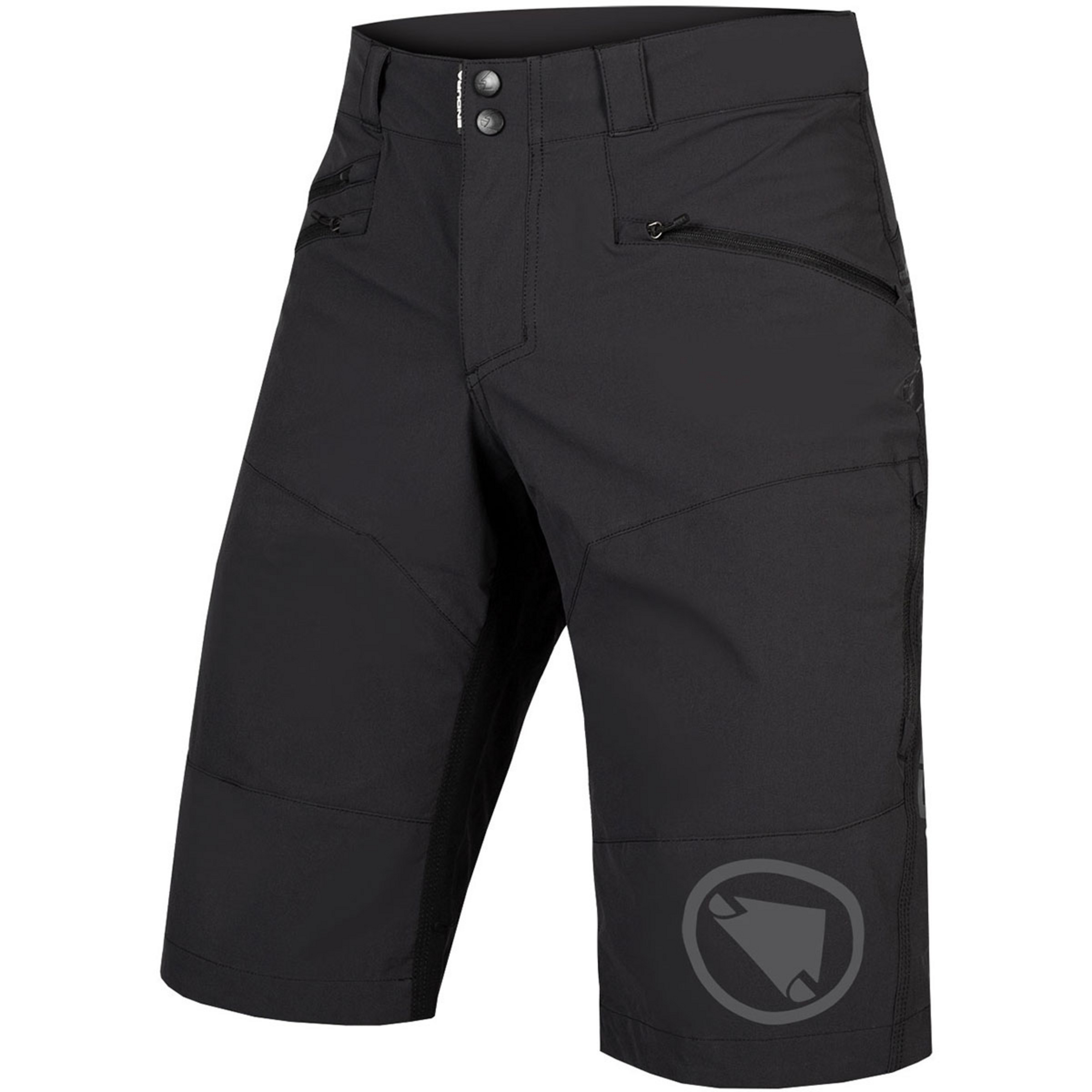 Endura Singletrack II MTB Hose kurz Herren Fahrradhose schwarz Größe L Mountainbike Widerstandsfähig