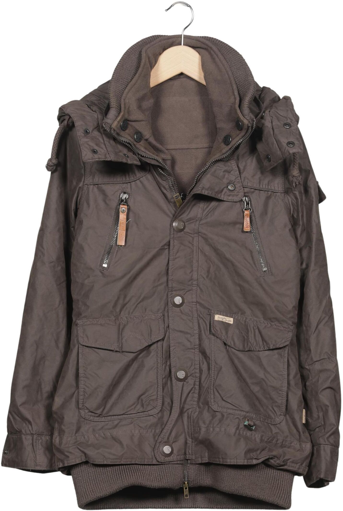 Khujo Damen Jacke, Braun, Gr. L, Synthetik - Second Hand