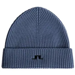 J.Lindeberg Golf Joaquin Beanie Herren Mütze indigo