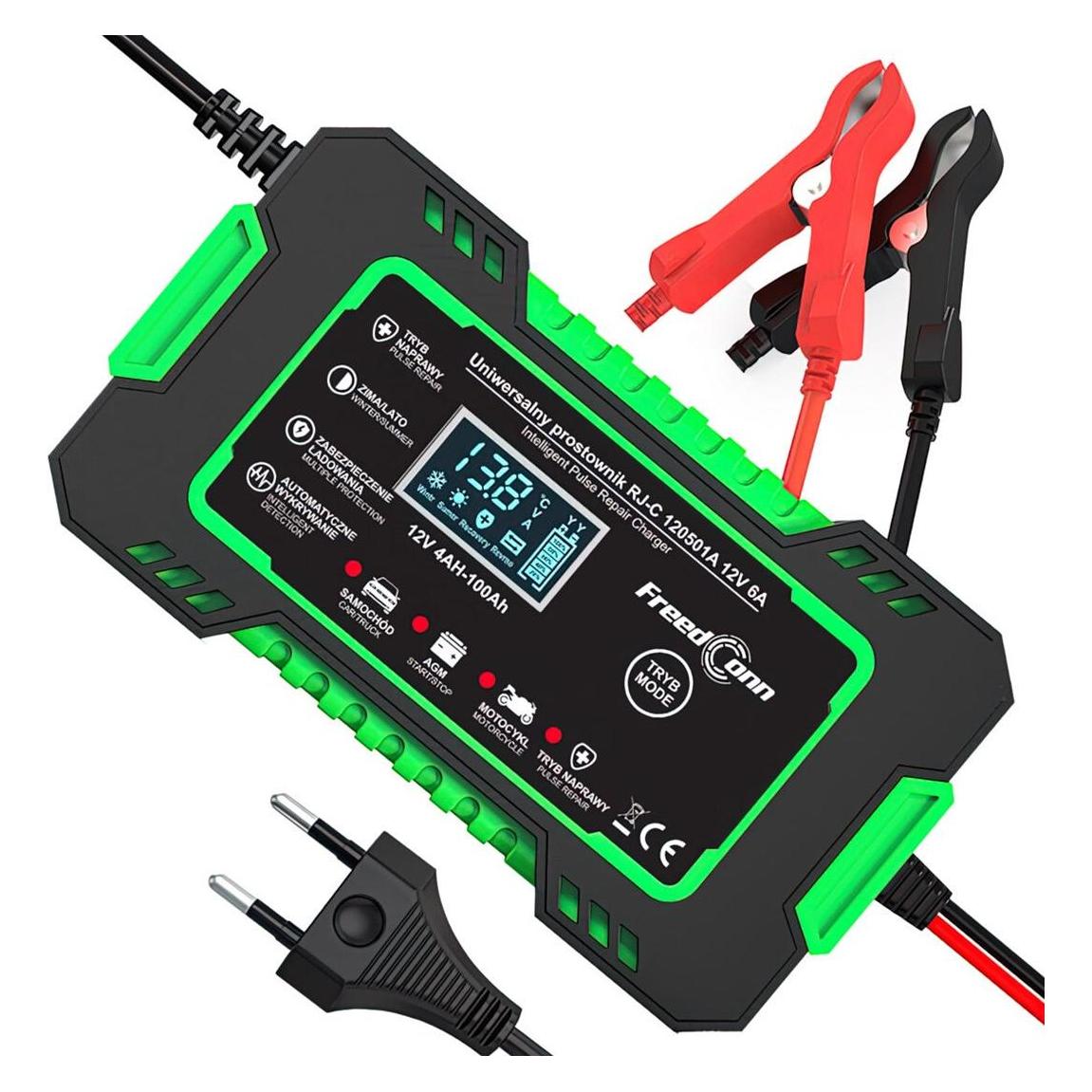RJ Tianye Prostownik akumulatorowy RJ-C 120501A 12V 6A (6 A, 12V) (RJ-C 120501A)