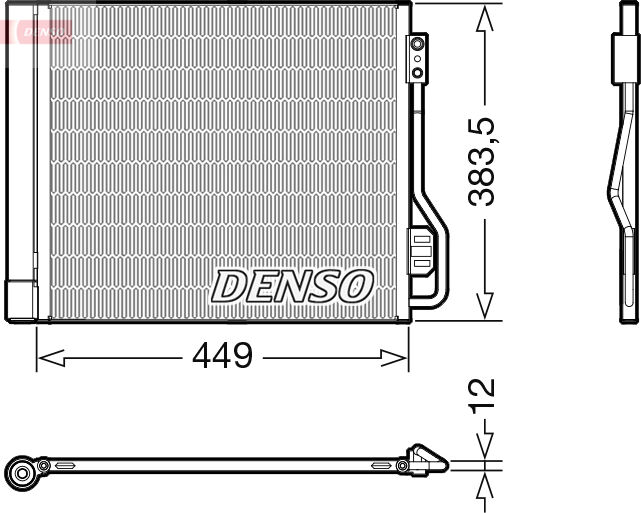 Denso Kondensator, Klimaanlage Dcn16002 Für Smart