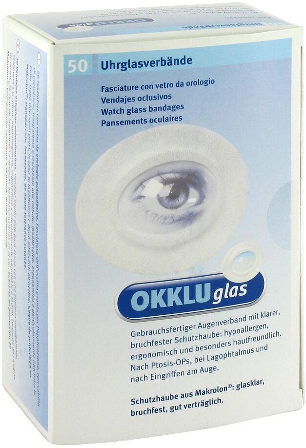 Okkluglas Uhrglasverband 50stk