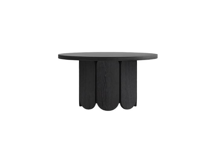 Design Couchtisch „Soft Coffee“ Eiche Schwarz MR.WOOD