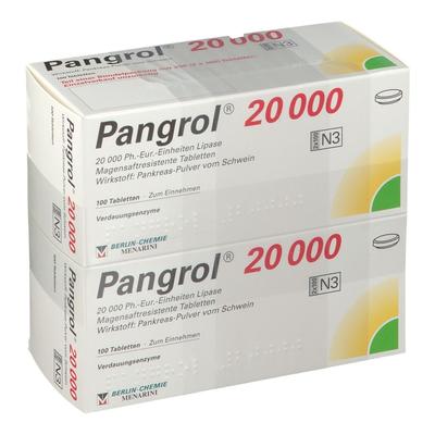 Pangrol 20.000 magensaftresistente Tabletten 200 St magensaftresistent