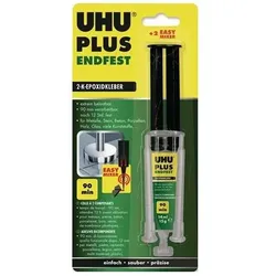 Uhu 2K-Epoxidharzklebstoff PLUS ENDFEST 15g gelblich Doppelspritze