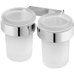 Neuesbad Natura Doppelbecherhalter chrom 04310