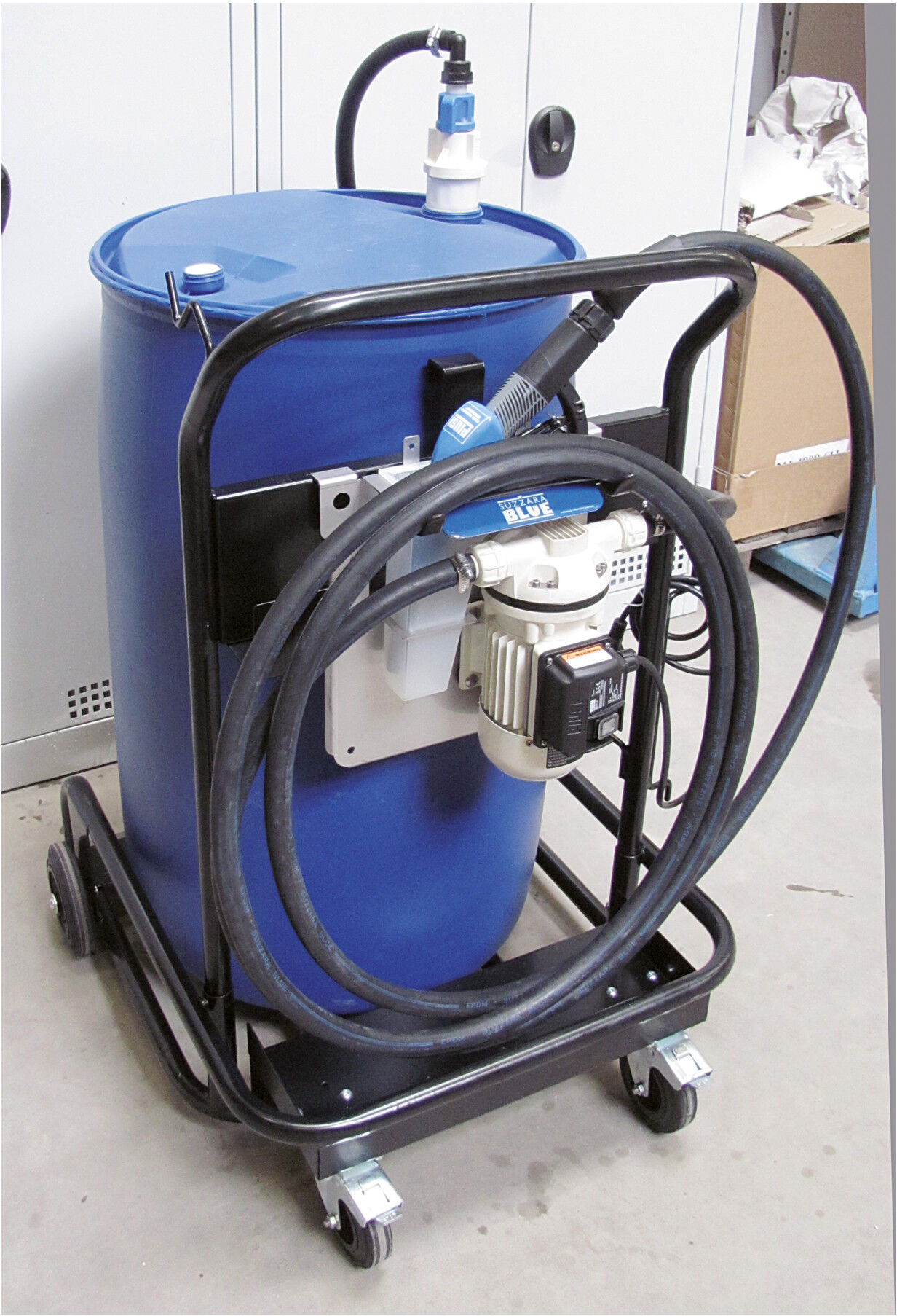 CEMO Bluetroll Mobil BASIC AZV Wagen für Fässer + IBC-Kit (10277)