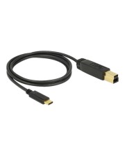 Delock Kabel USB 3.1 Gen 2 Type-C" Stecker> Typ-B 1.0 m schwarz Digital/Daten 3.0 Schwarz (83675)