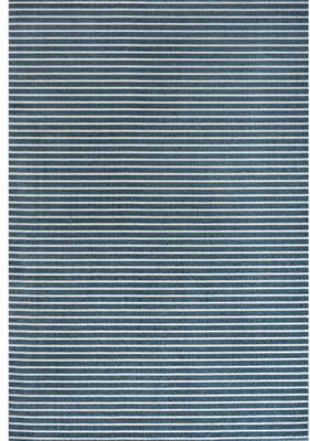 JONATHAN Y Maribo Minimalist Scandi Striped Navy/ivory Area Rug