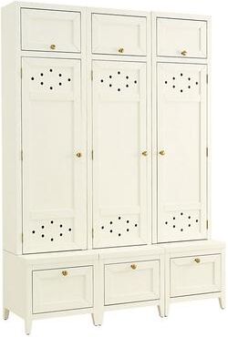 Set of 3 Alcott Entry Cabinets - White - Ballard Designs
