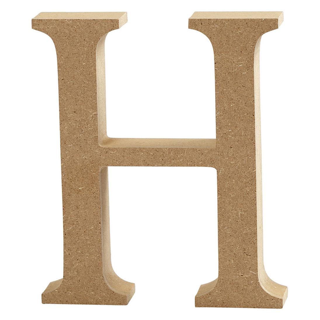 Creativ Company Letter H MDF 8cm, 1st. (5712854003490)