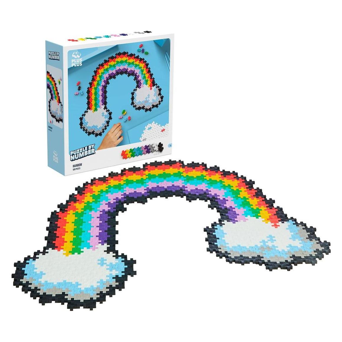 Plus-Plus Kreativ Bausteine Puzzle Regenbogen (014-3913)